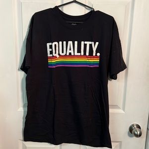 Equality Rainbow LGBTQ shirt - L